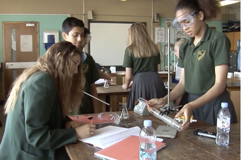 Peer-assessment as important tool during inquiry on reaction rates in UK class