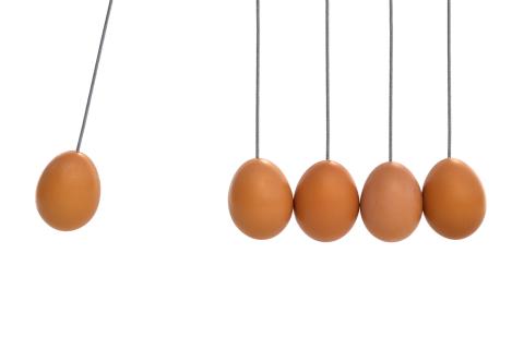 Pendulum with eggs